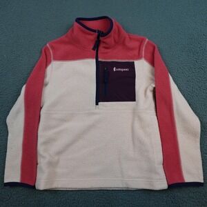 Cotopaxi Fleece Jacket Kids Small Multicolor 1/4 Zip Pullover Teca Colorblock